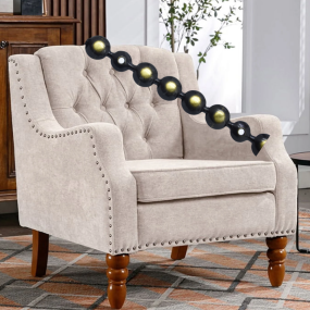 Sofa Nail Strip Manufacturer - OEM 9.5mm Iron Barok Glossy Upholstery Hardware