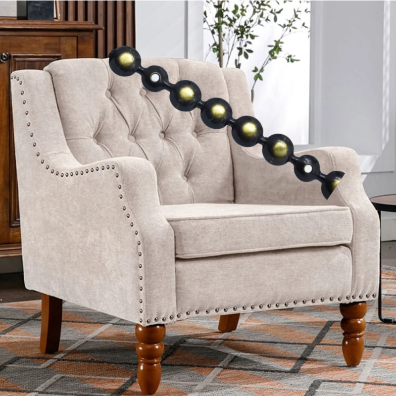 Sofa Nail Strip Manufacturer - OEM 9.5mm Iron Barok Glossy Upholstery Hardware