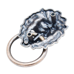 Door Knocker Manufacturer - OEM Antique Brass Lion Head Alloy Knocker