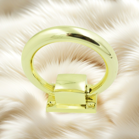 Door Ring Knocker Manufacturer - OEM Heavy Duty Alloy Brushed Gold Round