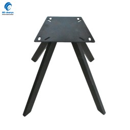 椅架厂家-可定制410mm哑黑金属现代家具