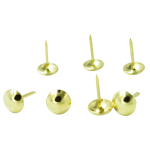 Upholstery Pins Manufacturer - OEM 9.5mm Iron Round Gold Nail Head Tacks