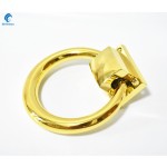 门环厂家-可定制重型合金拉丝金圆形