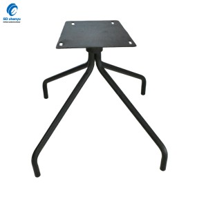 Chair Frame Factory - OEM 430mm Matt Black Metal Leg Replacement