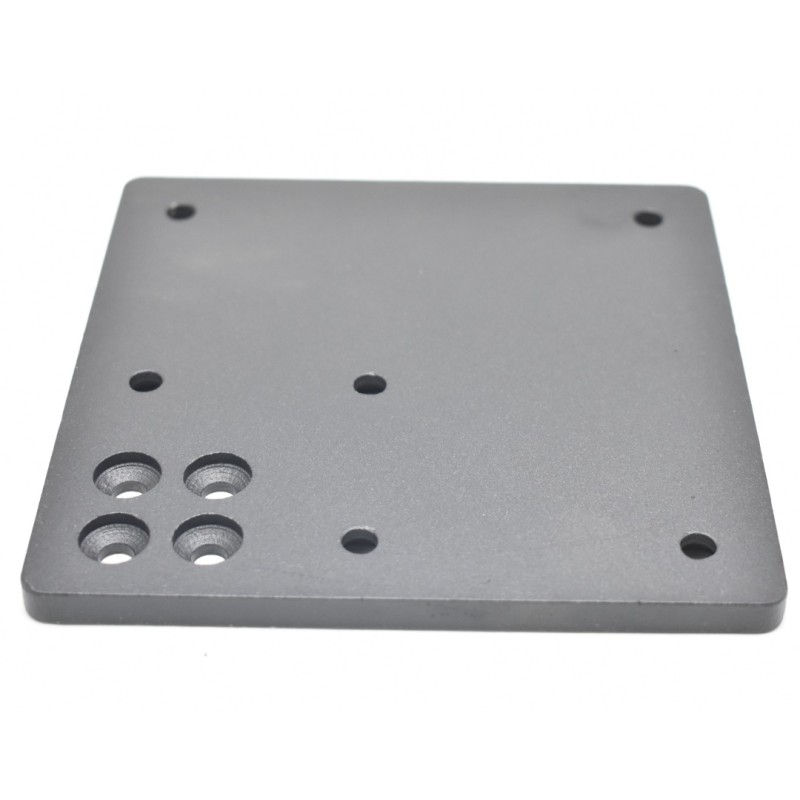 Mounting Plates Manufacturer - OEM Matt Black Heavy Duty Square Screw-on Plates