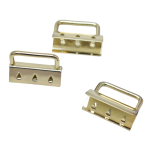 Tail Clip Factory - OEM 1.25 Inch Decorative Metal Gold Key Fob Hardware