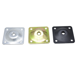 Mounting Plate Manufacturer - OEM M8 Fixed Galvanized 50mm Metal Furniture Legs