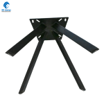 椅架厂家-可定制410mm哑黑金属现代家具