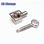 Needle Clamp Factory - OEM Metal Iron Shiny Nickel Plating Screw Spare Parts