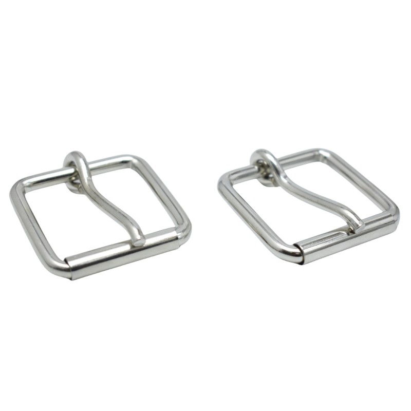 Belt Buckle Factory - OEM Welded Silver 36mm Square Buckle Pet Hardware