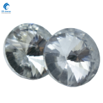 Crystal Buttons Factory - OEM 22mm Clear Glass Round Buttons for Sofa