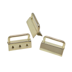 Tail Clip Factory - OEM 1.25 Inch Decorative Metal Gold Key Fob Hardware