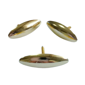 Sofa Buttons Factory - OEM 40mm Luxury Gold Buttons for Upholstery Decorative