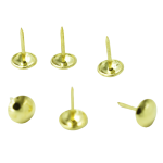 Upholstery Pins Manufacturer - OEM 9.5mm Iron Round Gold Nail Head Tacks