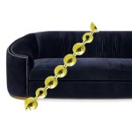 Upholstery Tack Factory - OEM 11mm Golden Domed Glossy Metal Stud Strips
