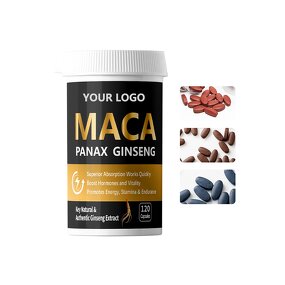 Maca Tablet Herbal Extract Manufacturer - Halal GMP Certified Natural Organic 500mg for Adult Energy