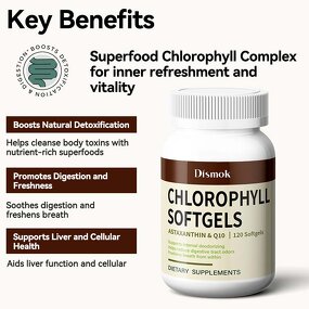 Chlorophyll Capsules Manufacturer - Anti-inflammatory, Digestive Support & Detox
