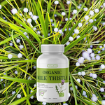 Milk Thistle Extract Capsules Manufacturer - Silymarin Liver Health Supplement in Glass Container