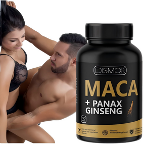 Ginseng Root Capsules Manufacturer - 400mg Black Maca Supplement for Energy & Immunity