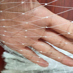 Green PP Plastic Trellis Net Manufacturer - 15x15cm Roll for Climbing Plants