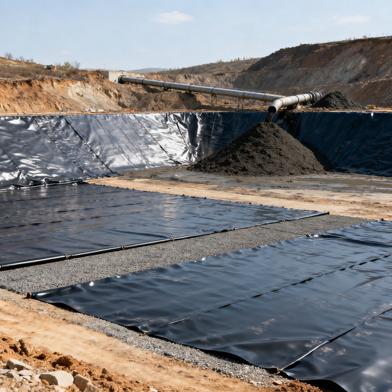 HDPE Geomembrane Manufacturer - Customizable Size for Reservoir Dam and Landfill
