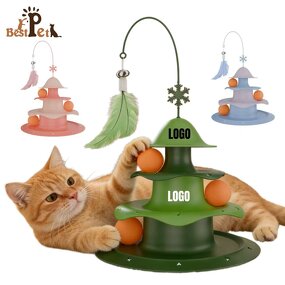 Cat Toy Manufacturer - Eco-Friendly Indoor Hunting Hood with Turntable for Stress Relief
