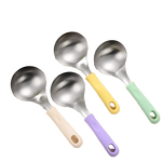 Stainless Steel Soup Ladle Manufacturer - BPA-Free with Heat-Resistant Silicone Handle