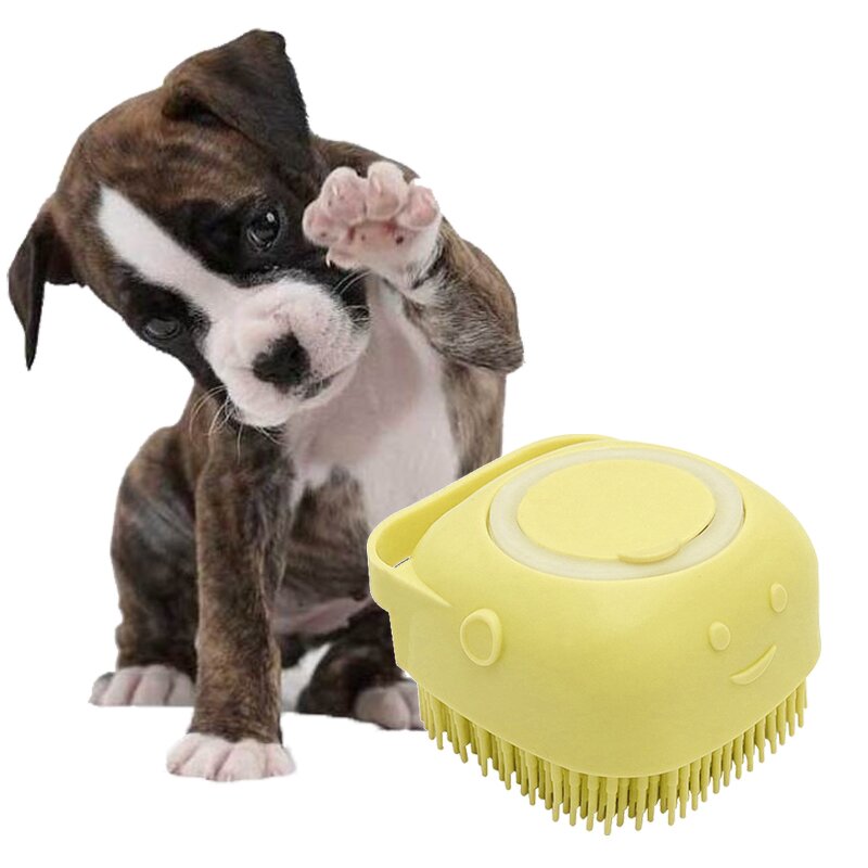 Pet Shampoo Massage Brush Manufacturer - Grooming Shower Dispenser for Dogs & Cats