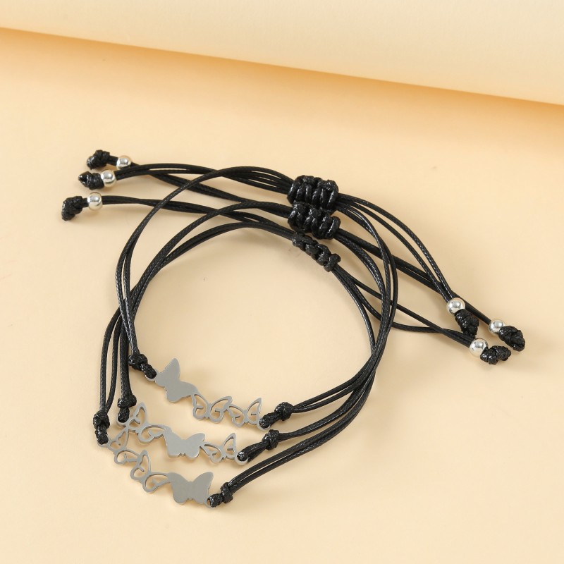 Mother Bracelet Manufacturer - OEM Stainless Steel Butterfly Hollow Pendant