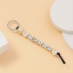 教师钥匙扣工厂-可定制创意TEACH字母珠吊坠