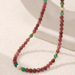 Stone Necklace Manufacturer - OEM Handmade Natural Pearl Beaded Summer