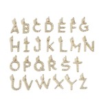 Letter Necklace Manufacturer - OEM 18K Gold Plated Initial Cubic Zirconia