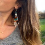 Beaded Earrings Manufacturer - OEM Long Tassel Seed Bead Chandelier