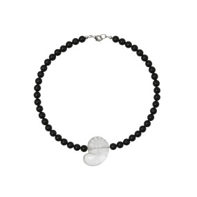 Stainless Steel Necklace Manufacturer - OEM Nautilus Agate Jade Pendant