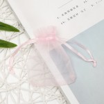 欧根纱袋厂家-可定制100个7*9透明婚礼礼品袋