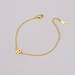 Letter Bracelet Manufacturer - OEM Stainless Steel Gold Plated 20cm