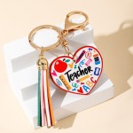Teacher Keychain Manufacturer - OEM Water Drop Heart Oval Castle