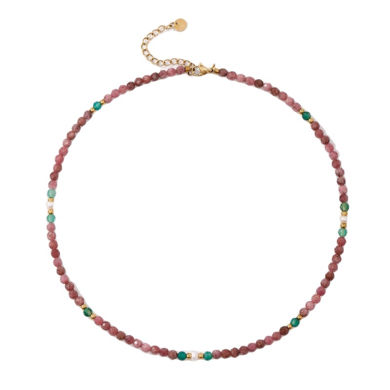 Stone Necklace Manufacturer - OEM Handmade Natural Pearl Beaded Summer