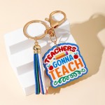 Teacher Keychain Manufacturer - OEM Water Drop Heart Oval Castle