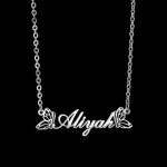 Name Necklace Manufacturer - OEM Custom Butterfly Letter Name Stainless Steel