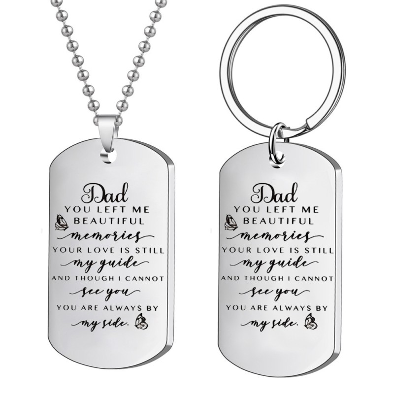 Father Pendant Manufacturer - OEM Gifts to My Dad Stainless Steel Jewelry