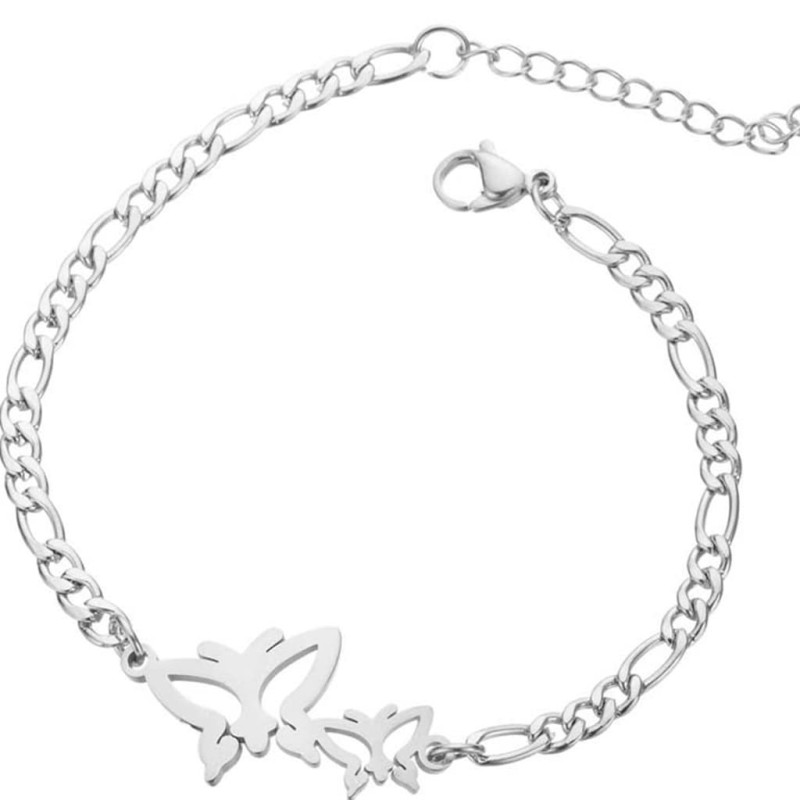 Mother Bracelet Factory - OEM Stainless Steel Chain Butterfly Pendant