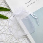 欧根纱袋厂家-可定制100个7*9透明婚礼礼品袋