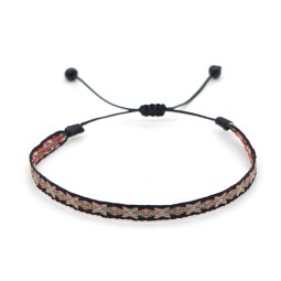 Woven Bracelet Factory - OEM Vintage Pattern Woven Webbing Bracelet