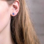 Stud Earrings Factory - OEM Gold Plated Irregular Dainty Hypoallergenic