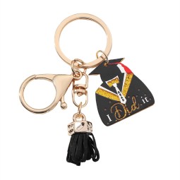 Teacher Keychain Factory - OEM Five-pointed Star Hat Trophy Book