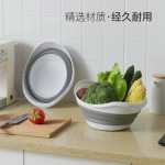 可折叠滤网供应商-硅胶可折叠蔬菜滤篮