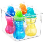 Fridge Container Supplier - Set of 6 Clear Organizer Bins