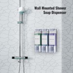 Shampoo Dispenser Supplier - 3-Chamber Wall Mounted Pump