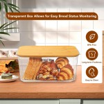 Bread Storage Box Factory - 8.5L with Bamboo Lid Container